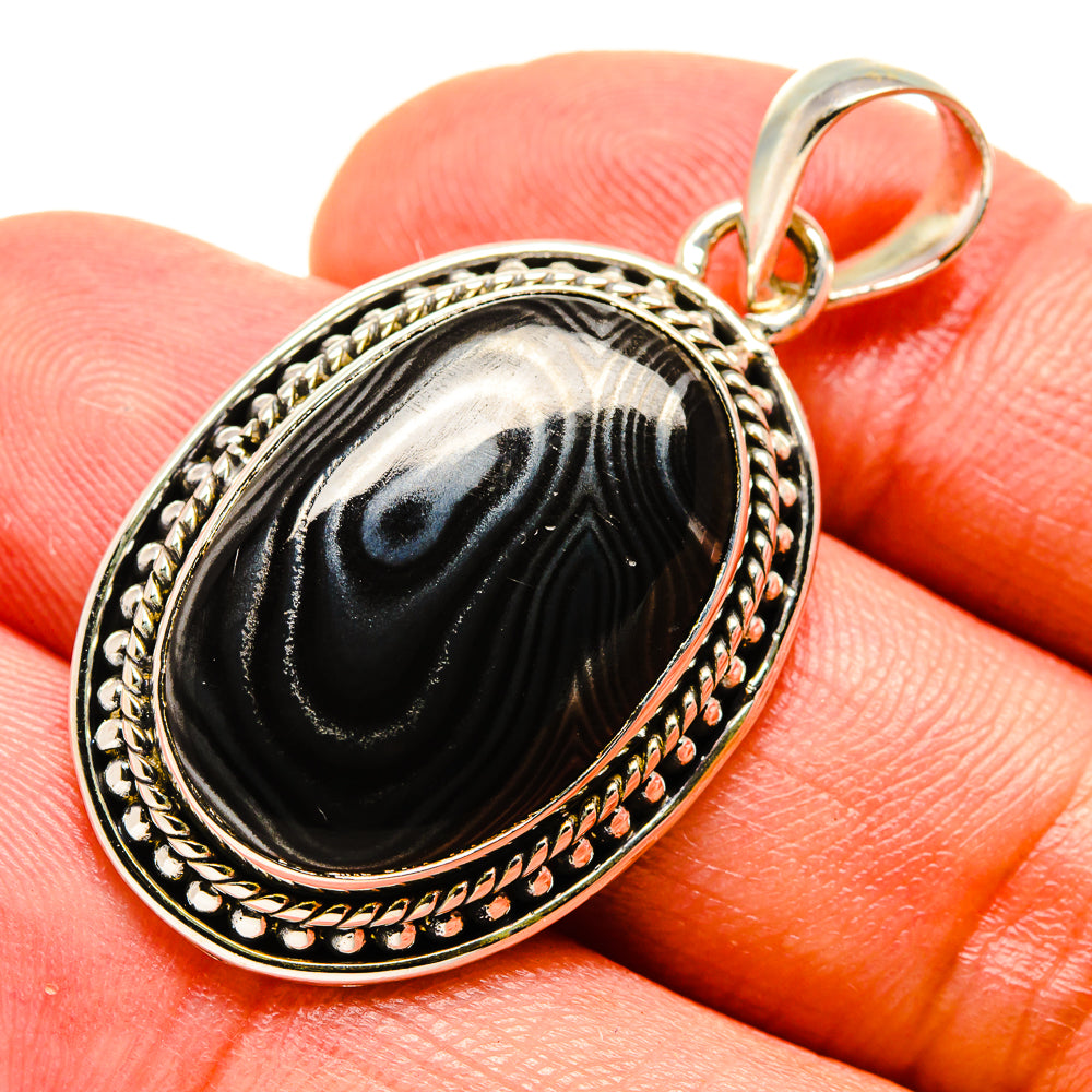 Psilomelane Pendants handcrafted by Anasilvercos - PD756172
