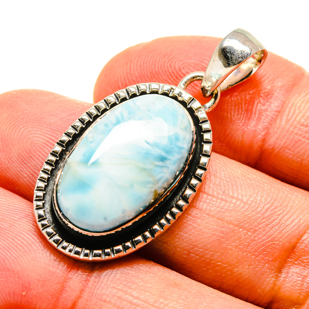 Larimar Pendants handcrafted by Anasilvercos - PD756194