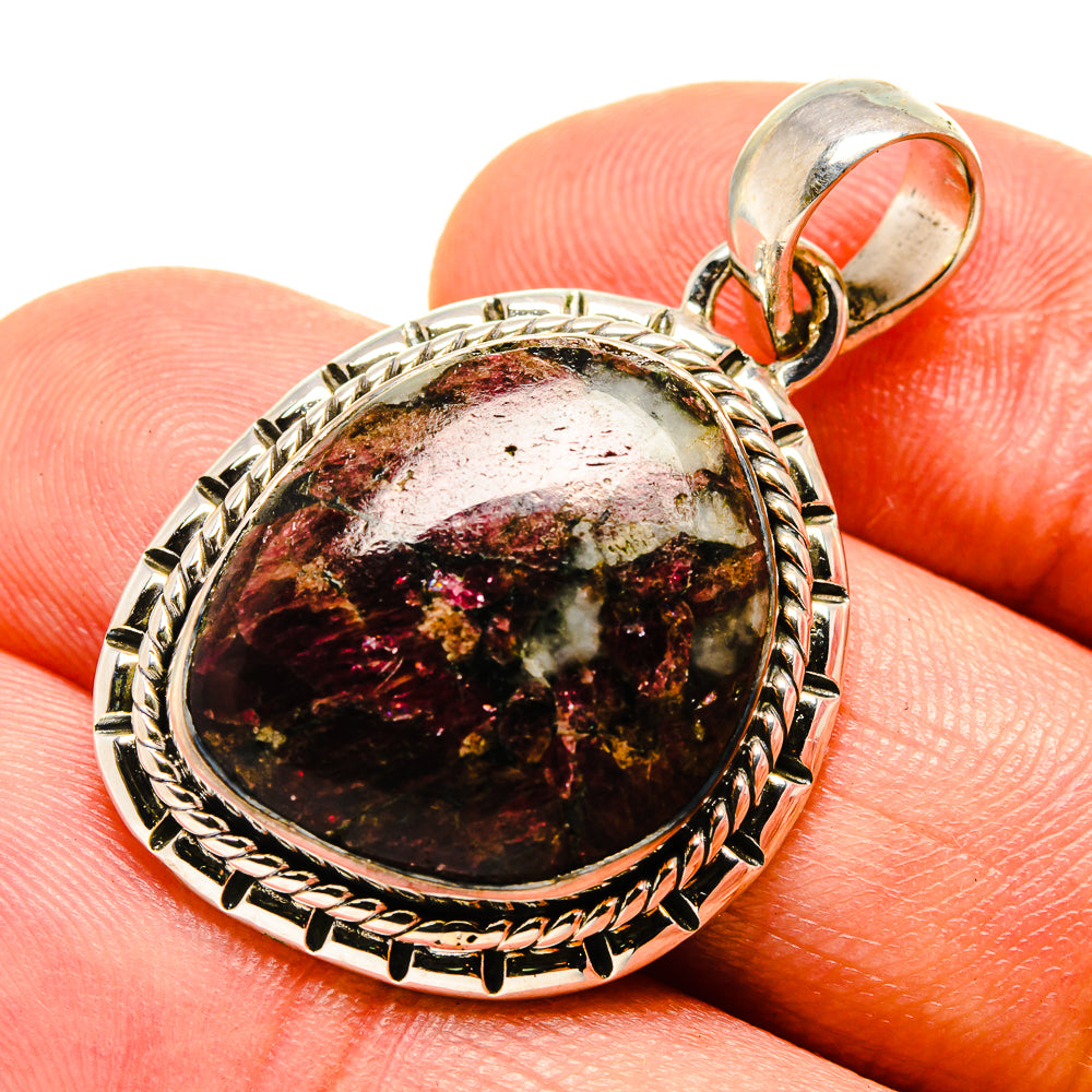 Russian Eudialyte Pendants handcrafted by Anasilvercos - PD756208