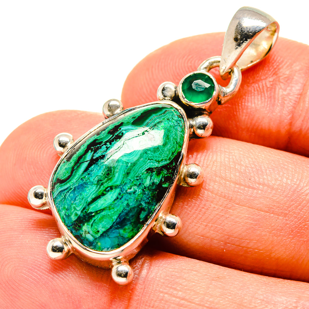 Chrysocolla Pendants handcrafted by Anasilvercos - PD756216