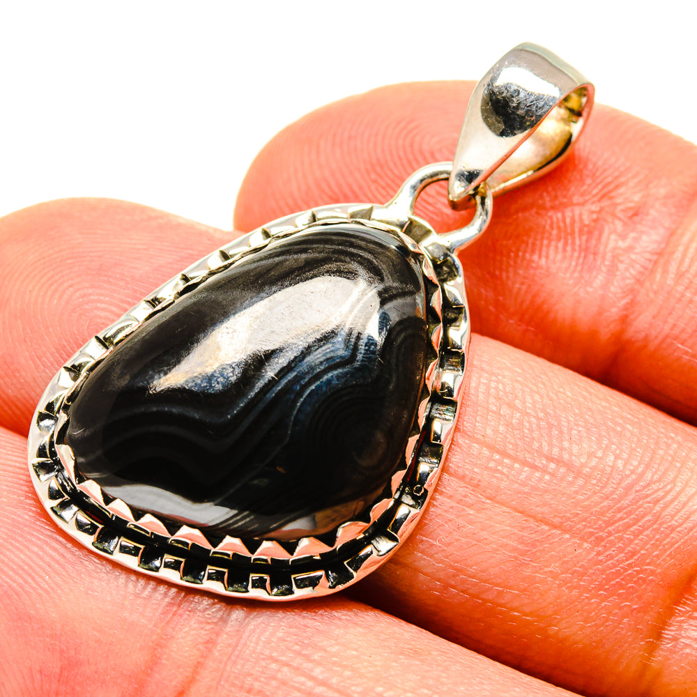 Psilomelane Pendants handcrafted by Anasilvercos - PD756247