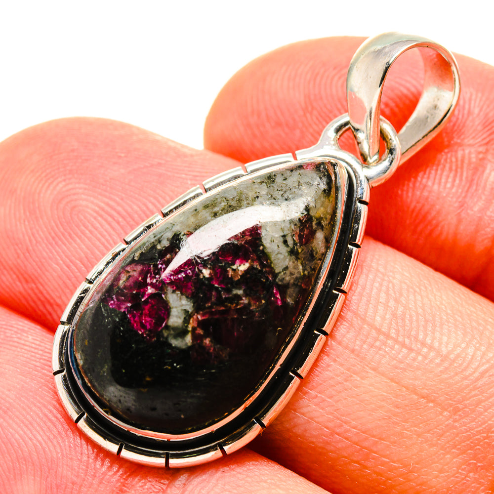 Russian Eudialyte Pendants handcrafted by Anasilvercos - PD756271