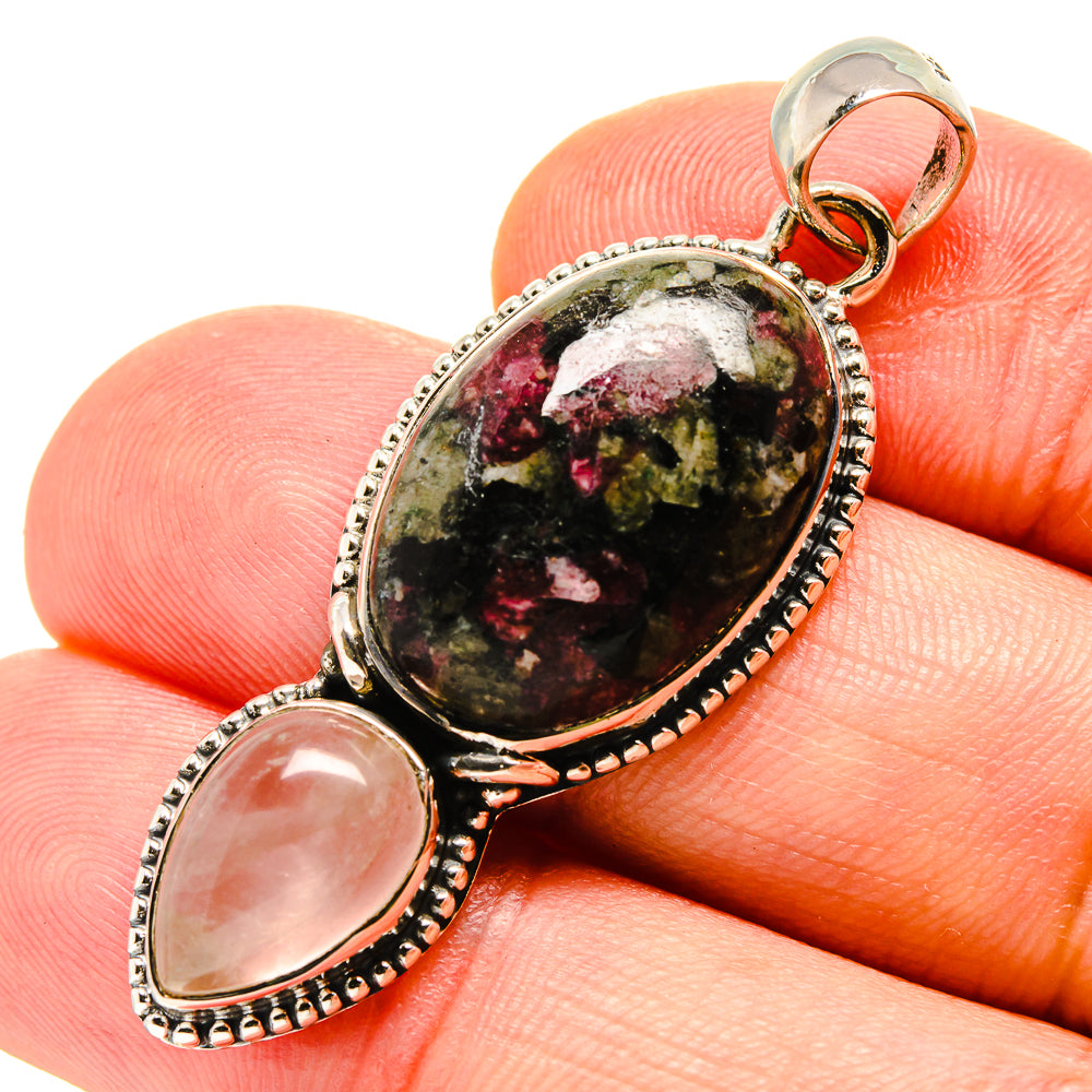 Russian Eudialyte Pendants handcrafted by Anasilvercos - PD756291