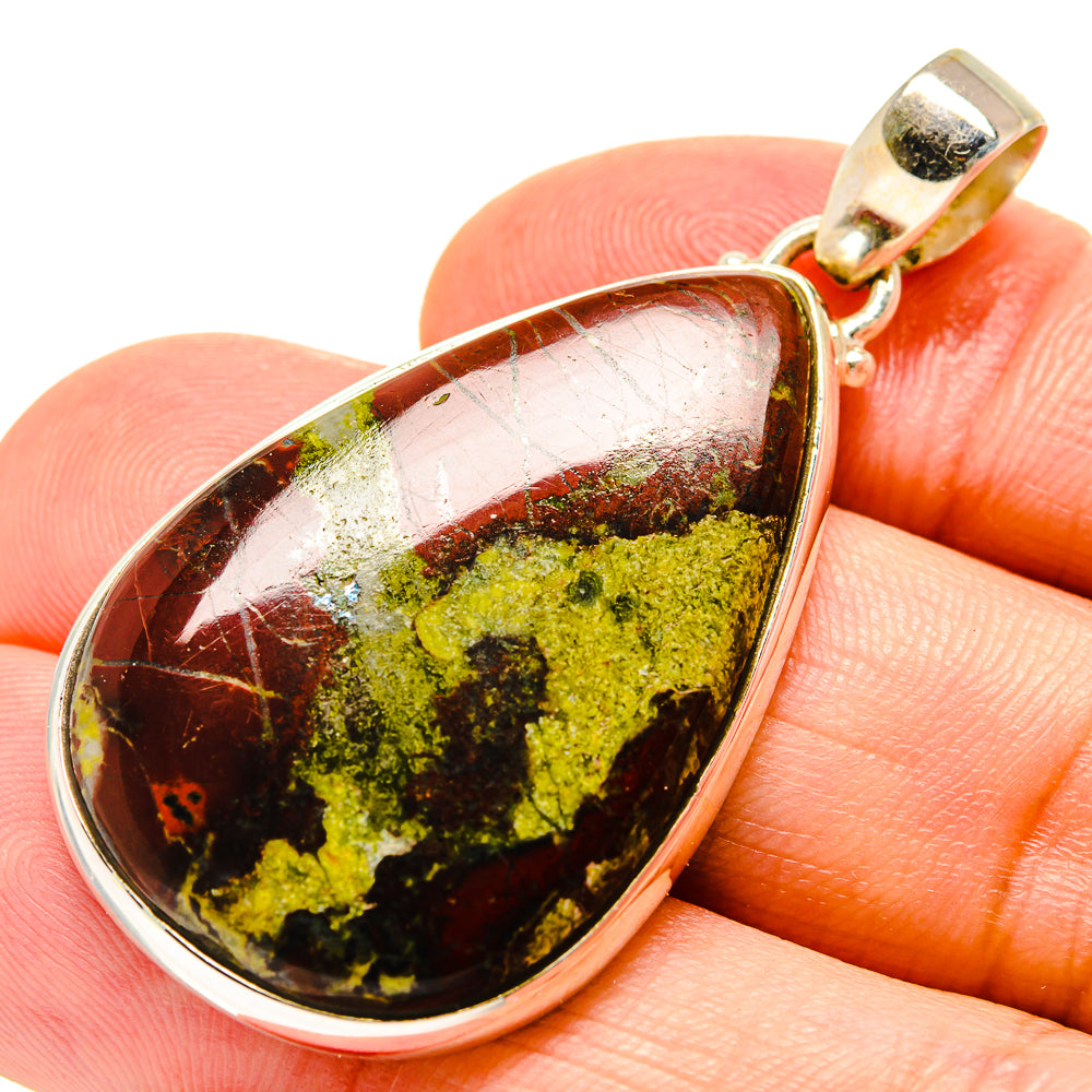 Rainforest Jasper Pendants handcrafted by Anasilvercos - PD756294
