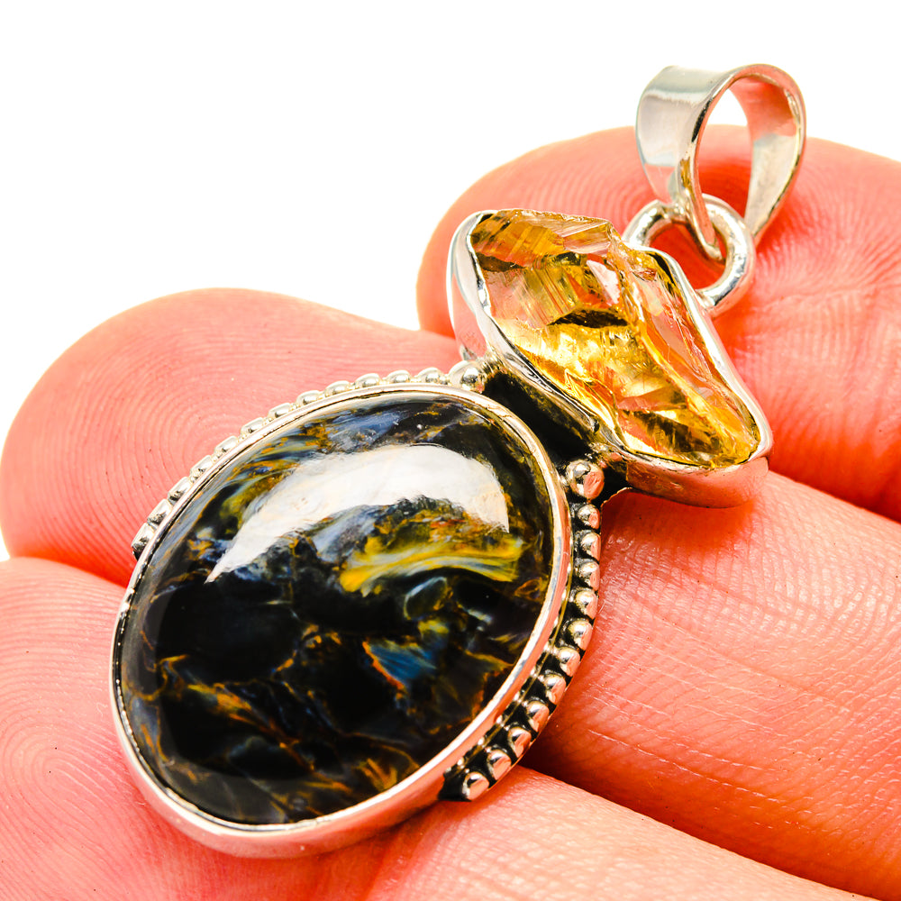 Pietersite Pendants handcrafted by Anasilvercos - PD756309
