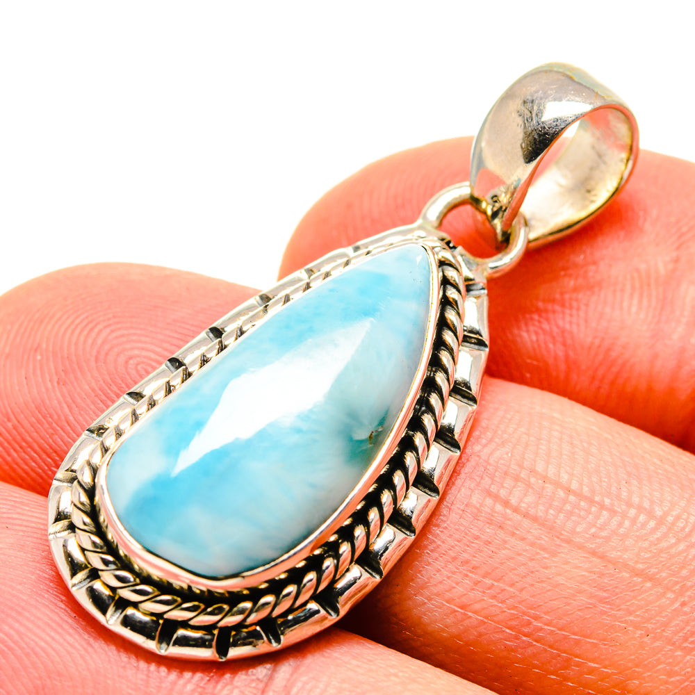 Larimar Pendants handcrafted by Anasilvercos - PD756314