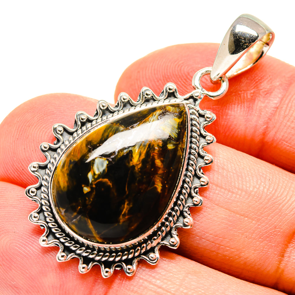 Pietersite Pendants handcrafted by Anasilvercos - PD756329