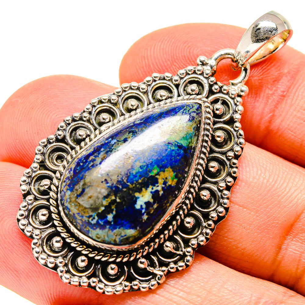 Azurite Pendants handcrafted by Anasilvercos - PD756344