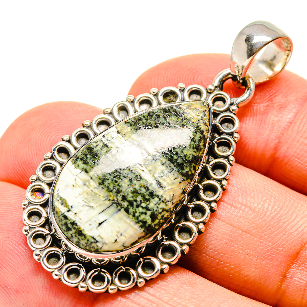 Lizard Jasper Pendants handcrafted by Anasilvercos - PD756346