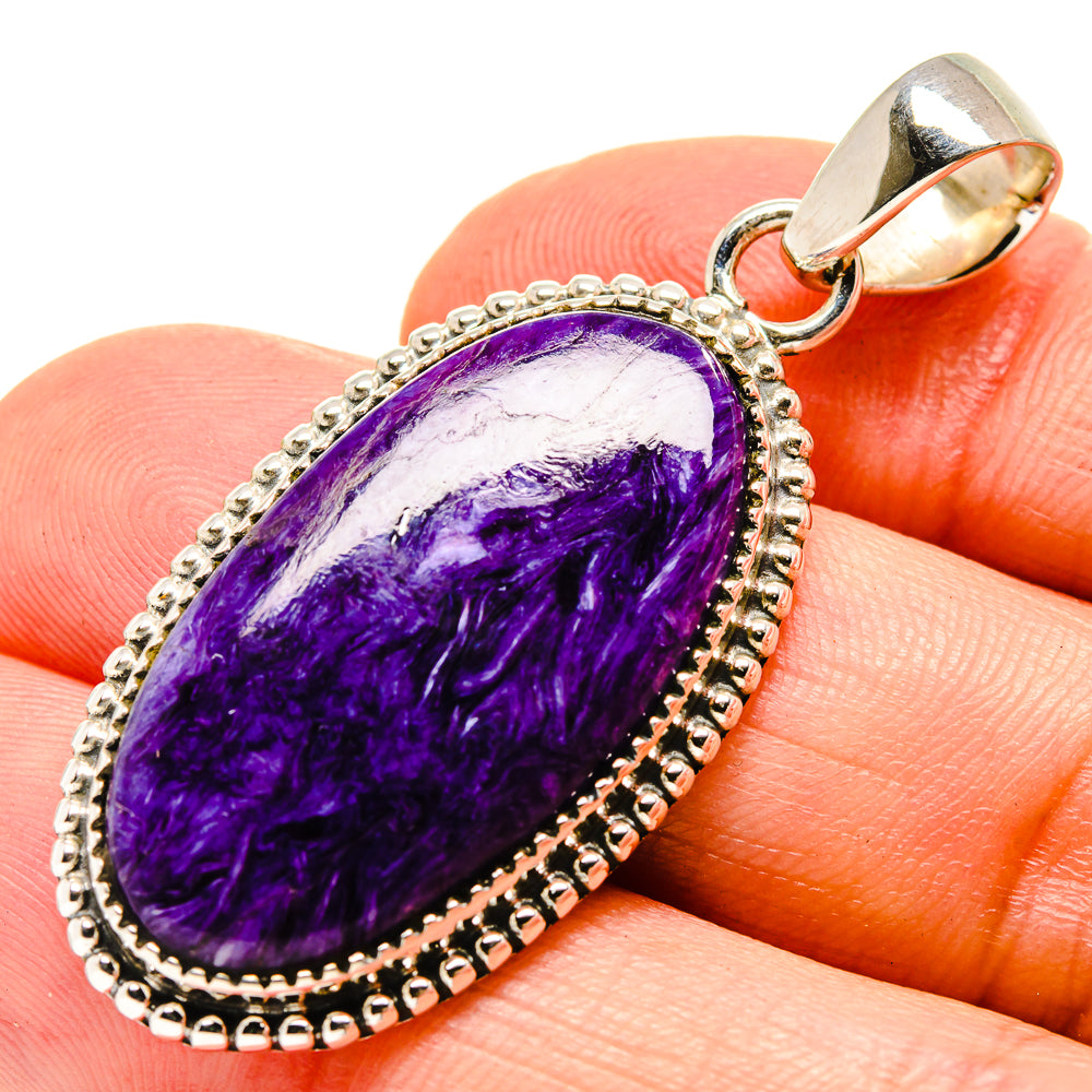 Charoite Pendants handcrafted by Anasilvercos - PD756347