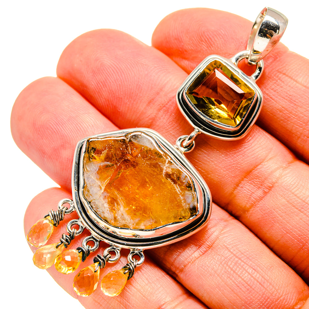 Citrine Pendants handcrafted by Anasilvercos - PD756361