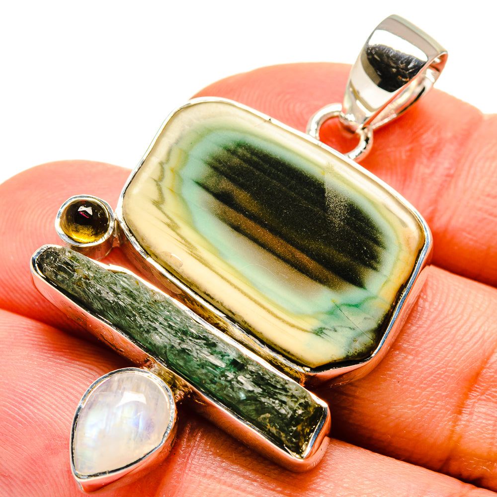 Willow Creek Jasper Pendants handcrafted by Anasilvercos - PD756368