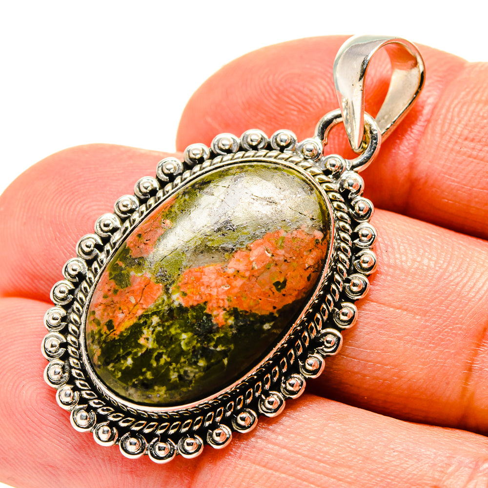 Unakite Pendants handcrafted by Anasilvercos - PD756385