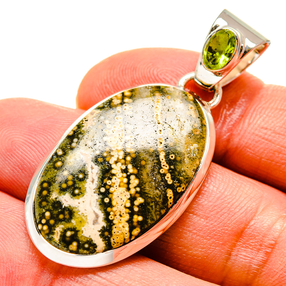 Ocean Jasper Pendants handcrafted by Anasilvercos - PD756396
