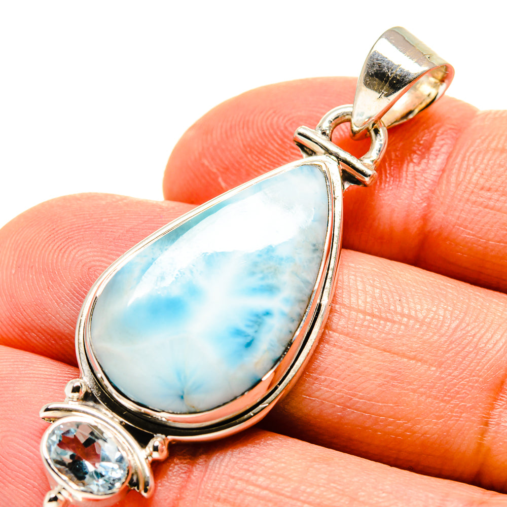 Larimar Pendants handcrafted by Anasilvercos - PD756400