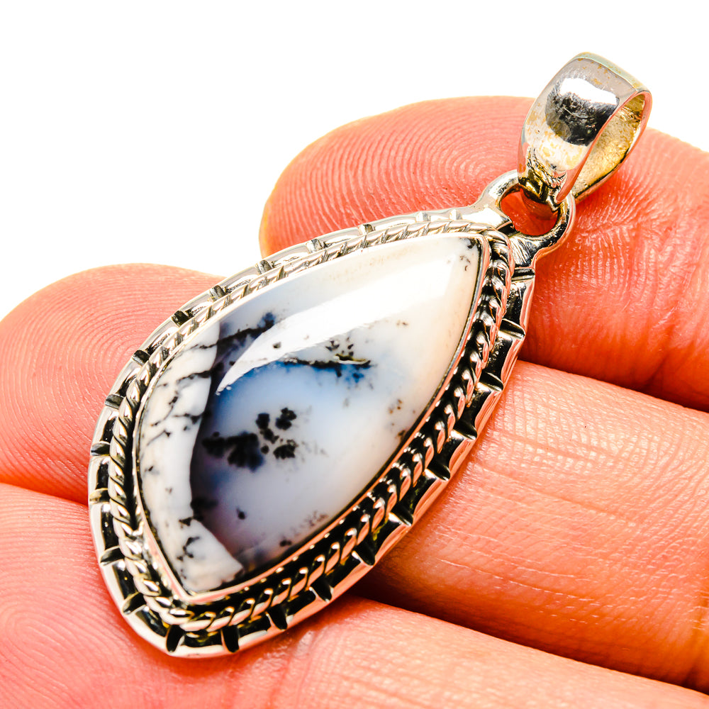 Dendritic Opal Pendants handcrafted by Anasilvercos - PD756419