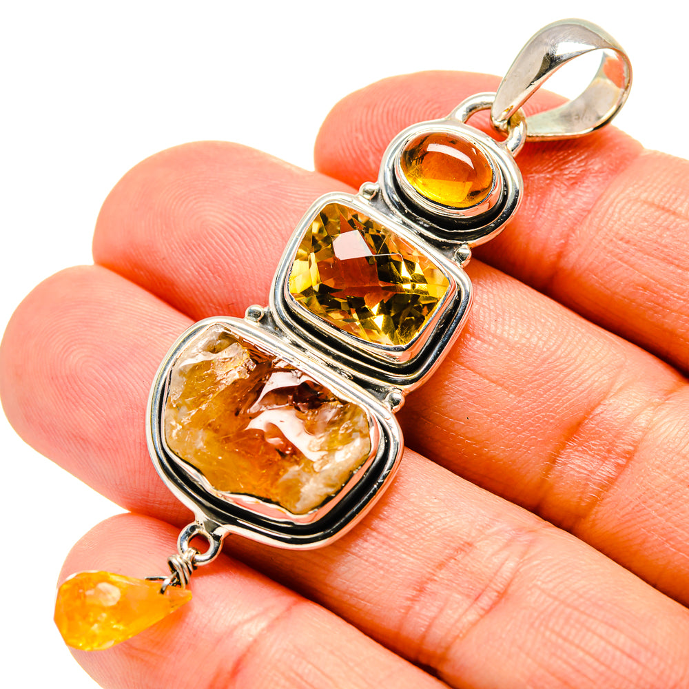 Citrine Pendants handcrafted by Anasilvercos - PD756433