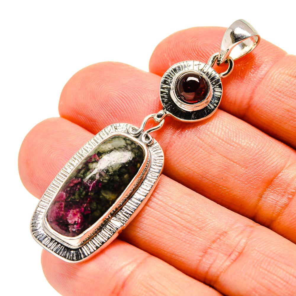 Russian Eudialyte Pendants handcrafted by Anasilvercos - PD756436