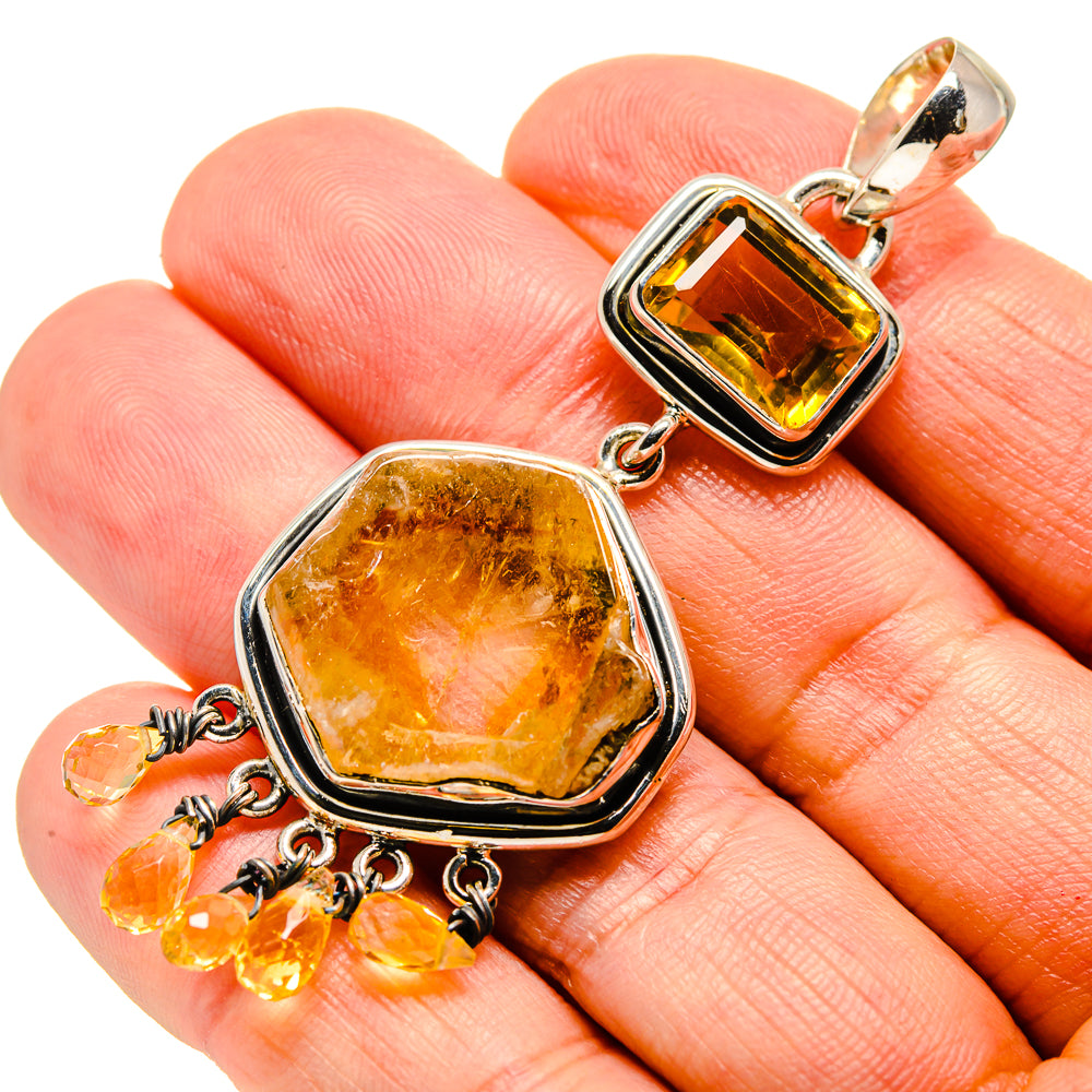Citrine Pendants handcrafted by Anasilvercos - PD756437