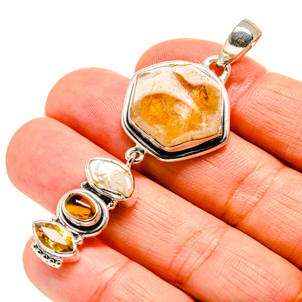 Citrine Pendants handcrafted by Anasilvercos - PD756442