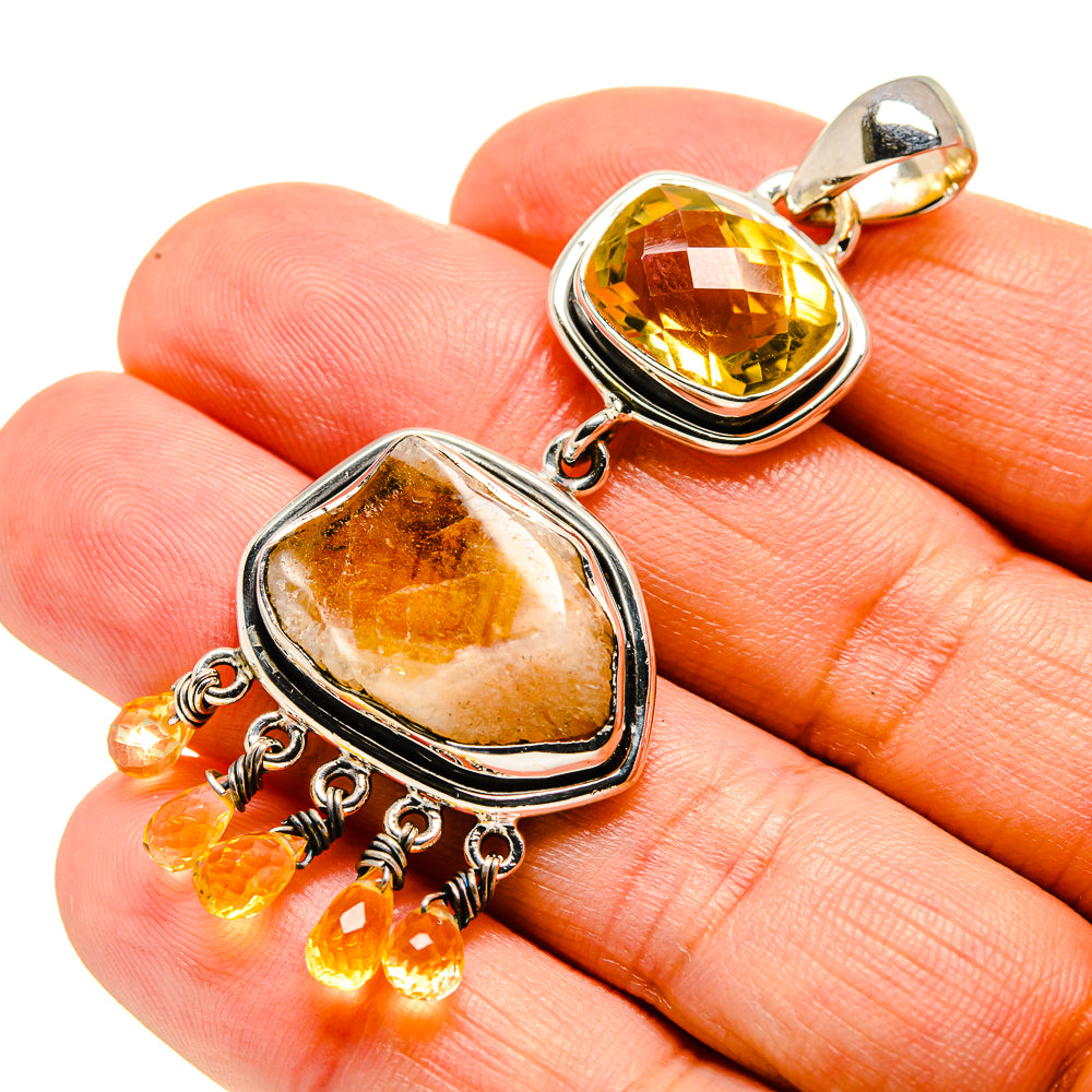 Citrine Pendants handcrafted by Anasilvercos - PD756443