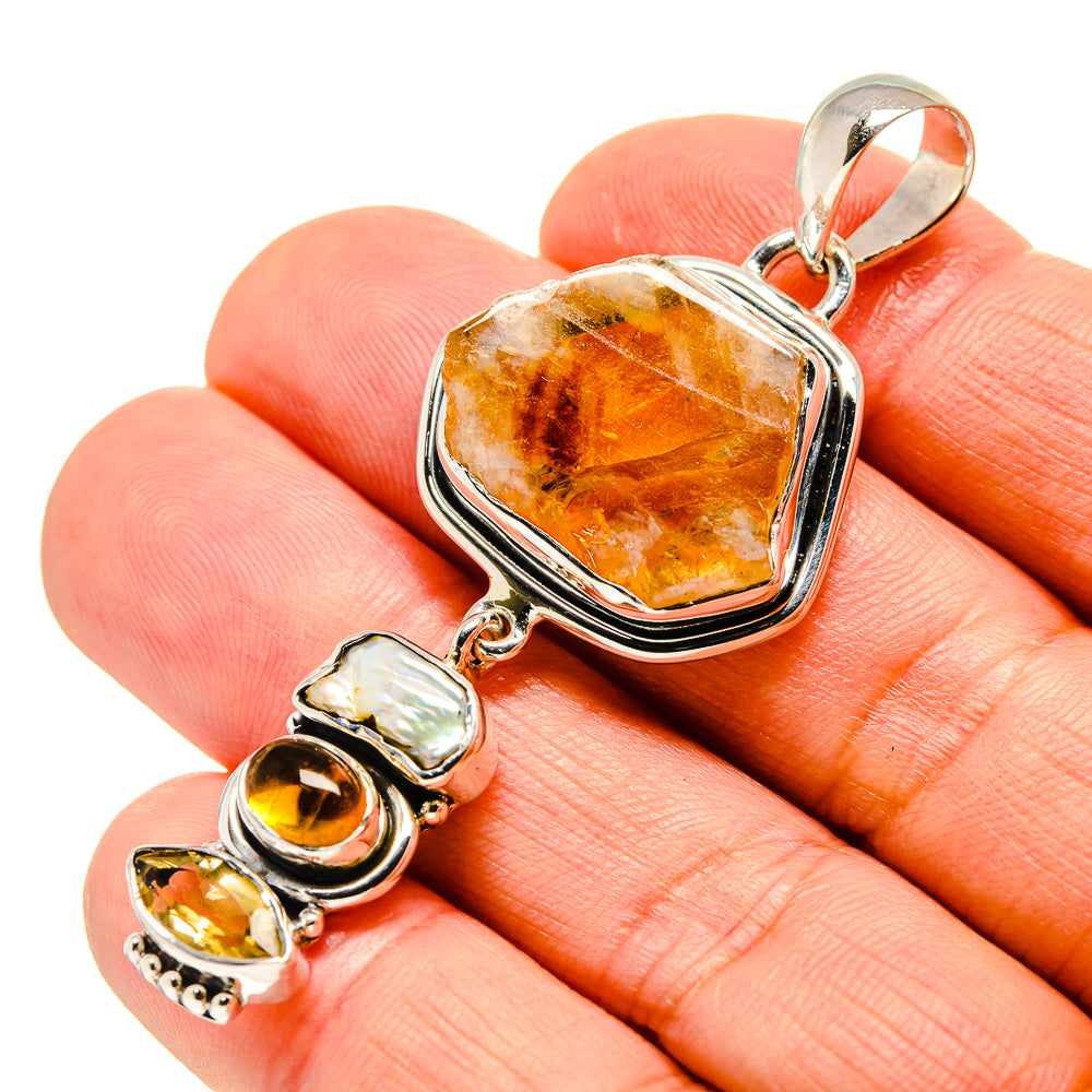 Citrine Pendants handcrafted by Anasilvercos - PD756445