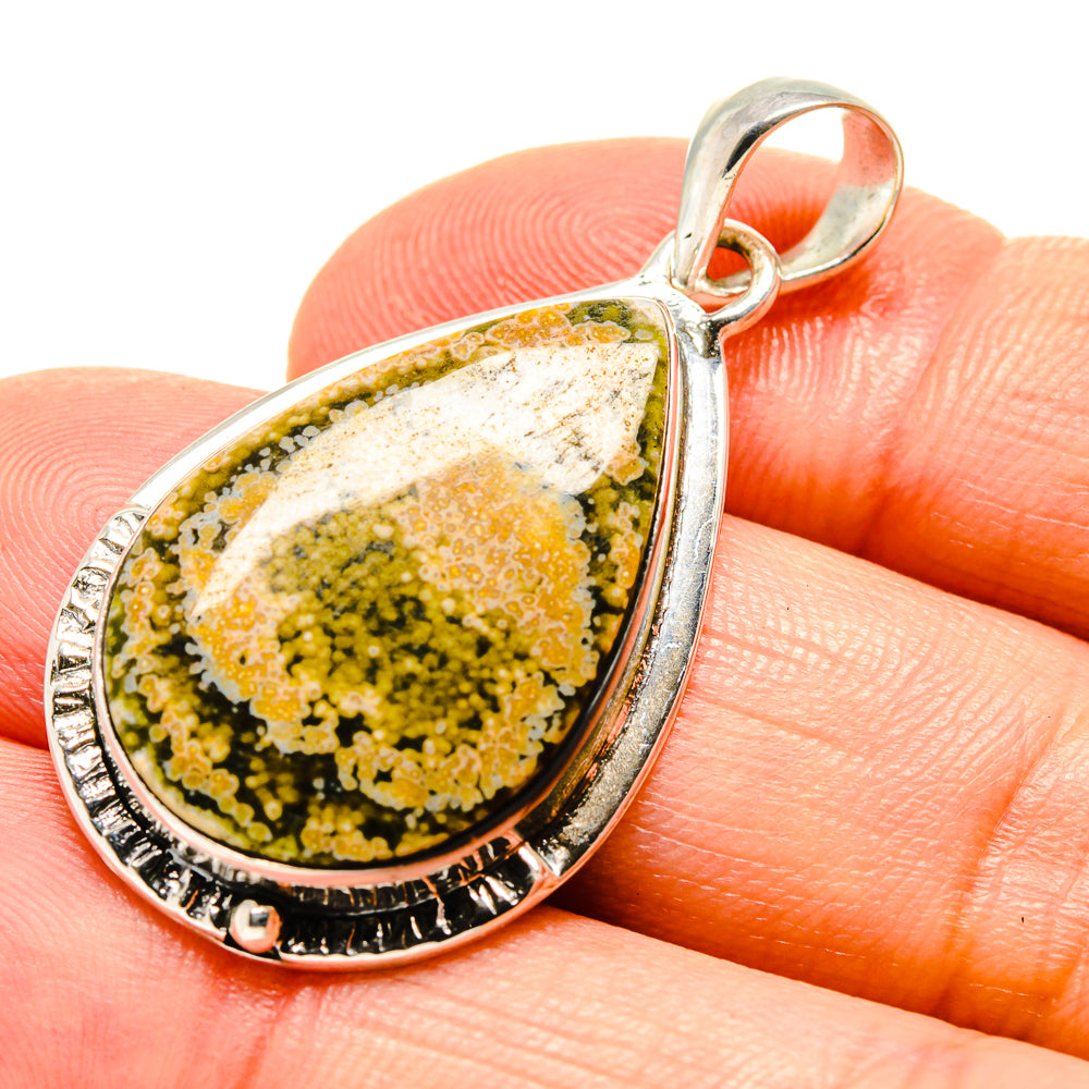 Ocean Jasper Pendants handcrafted by Anasilvercos - PD756463