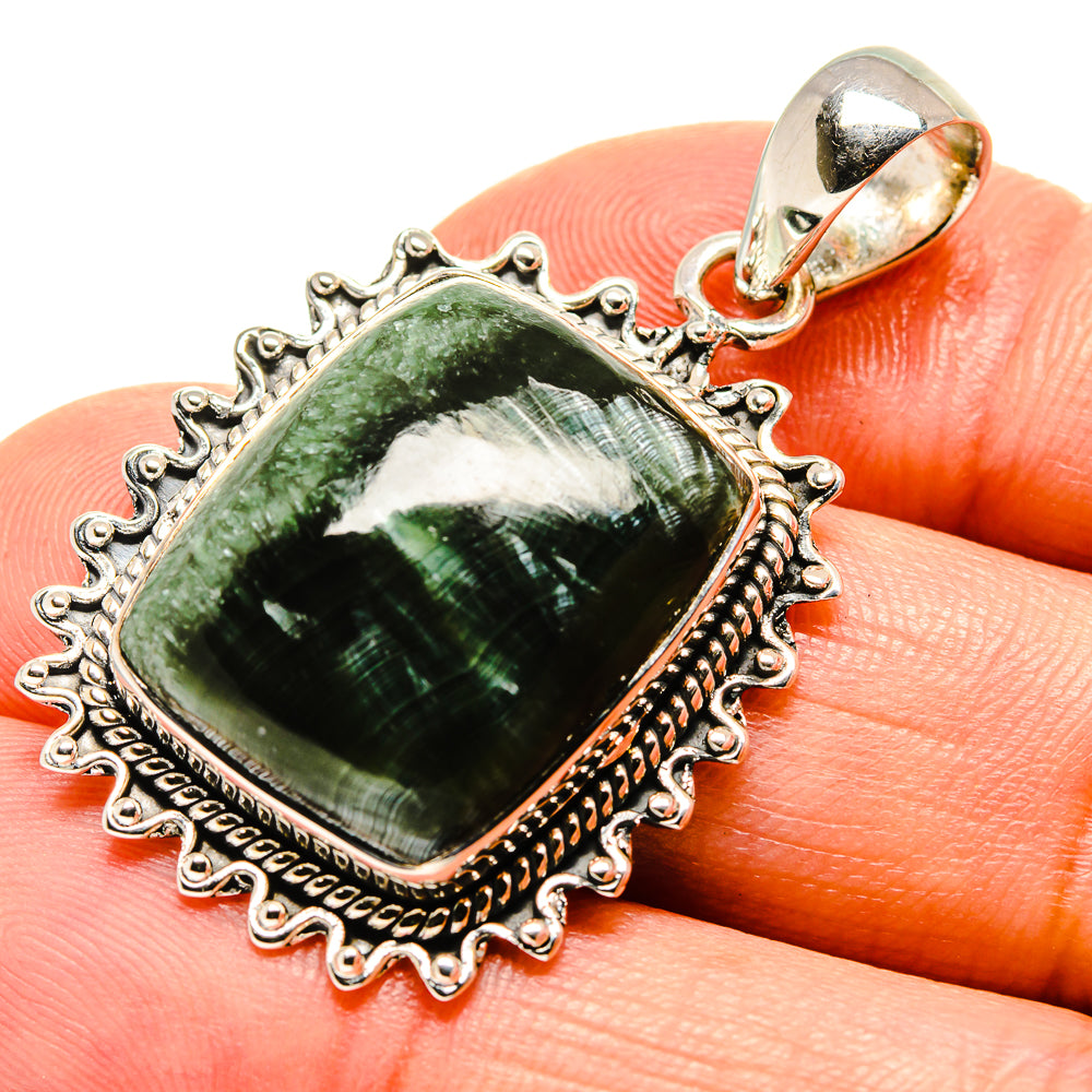 Seraphinite Pendants handcrafted by Anasilvercos - PD756467