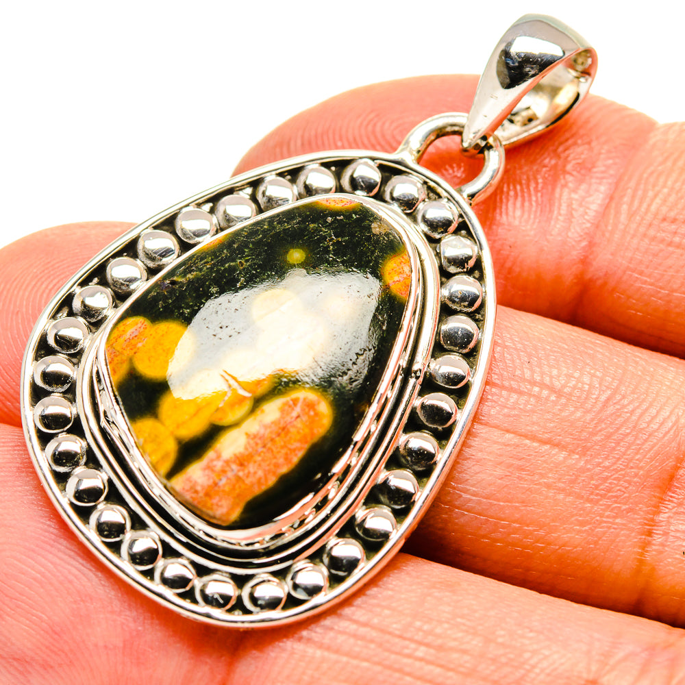 Ocean Jasper Pendants handcrafted by Anasilvercos - PD756468