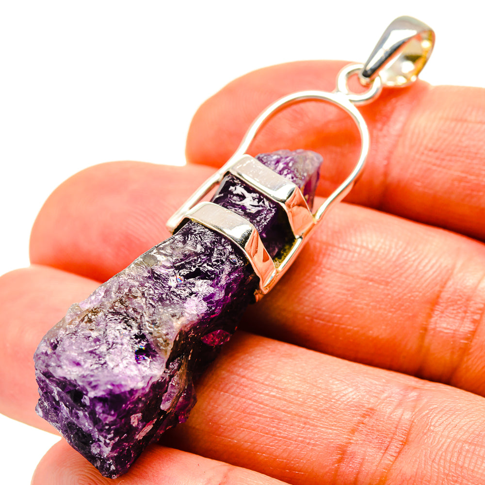 Amethyst Pendants handcrafted by Anasilvercos - PD756490
