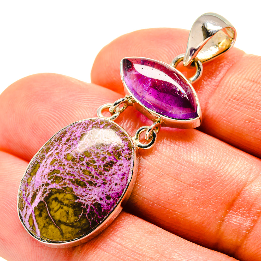 Stichtite Pendants handcrafted by Anasilvercos - PD756493