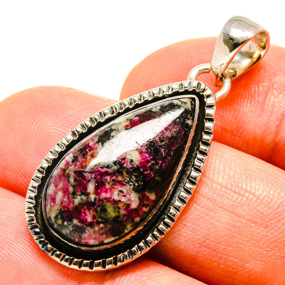 Russian Eudialyte Pendants handcrafted by Anasilvercos - PD756502