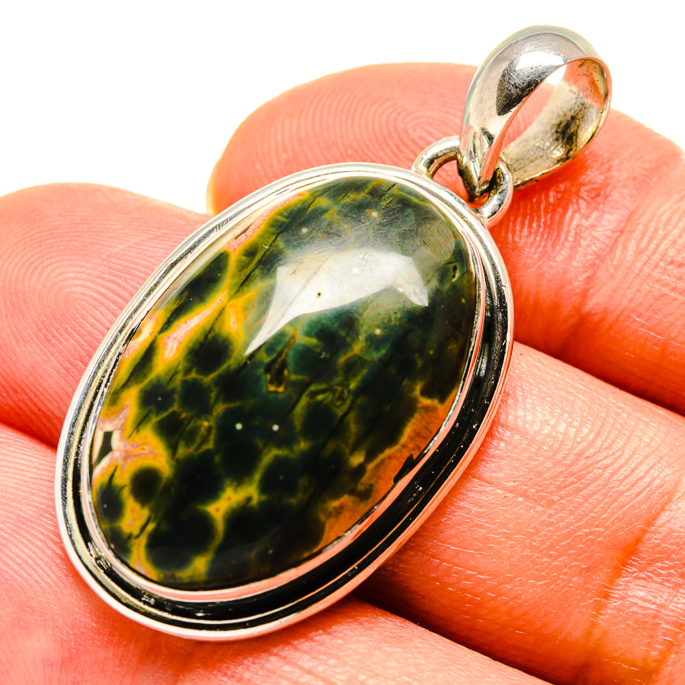 Ocean Jasper Pendants handcrafted by Anasilvercos - PD756508