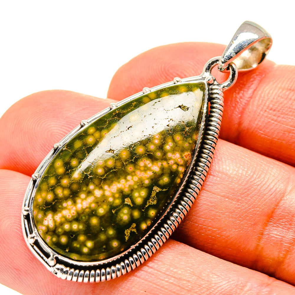 Ocean Jasper Pendants handcrafted by Anasilvercos - PD756527