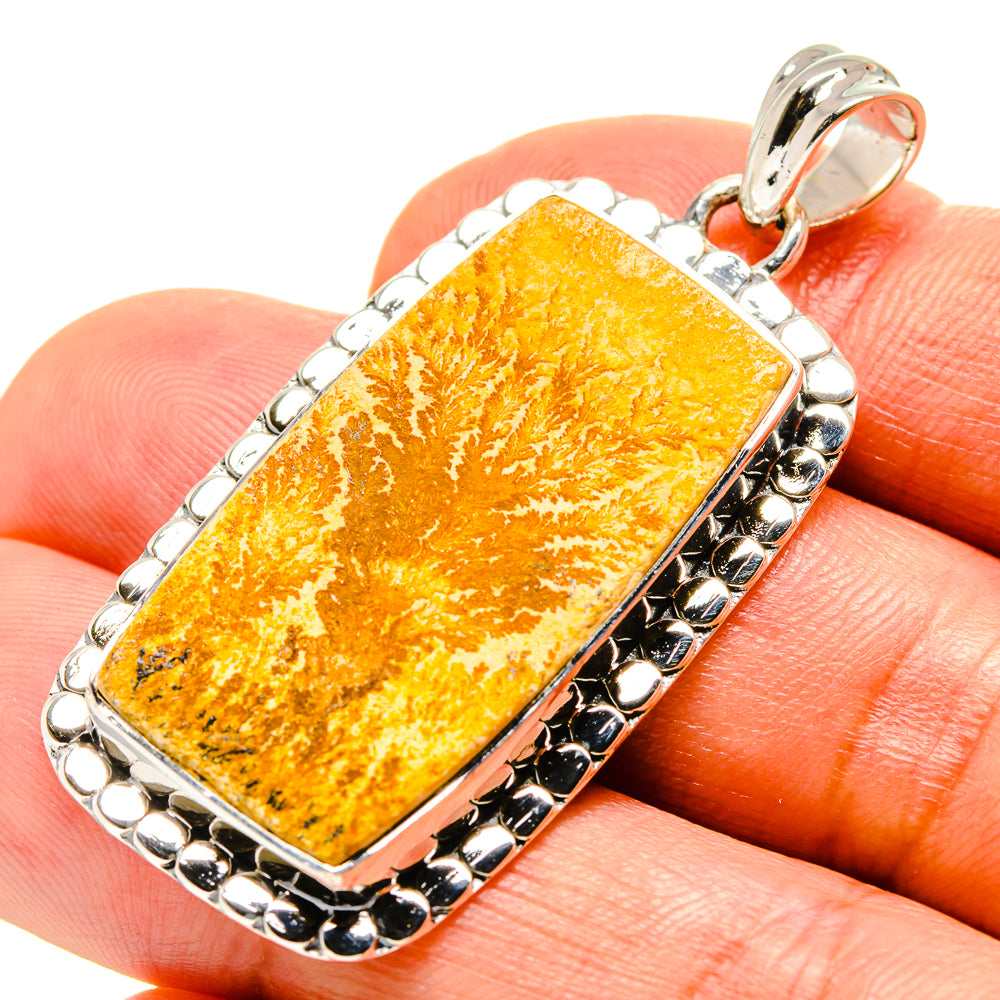 Germany Psilomelane Dendrite Pendants handcrafted by Anasilvercos - PD756531
