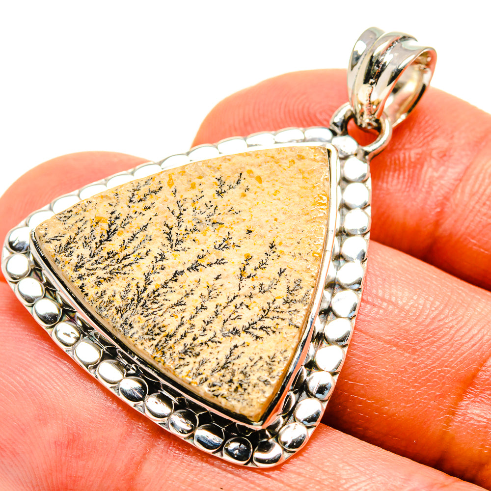 Germany Psilomelane Dendrite Pendants handcrafted by Anasilvercos - PD756532