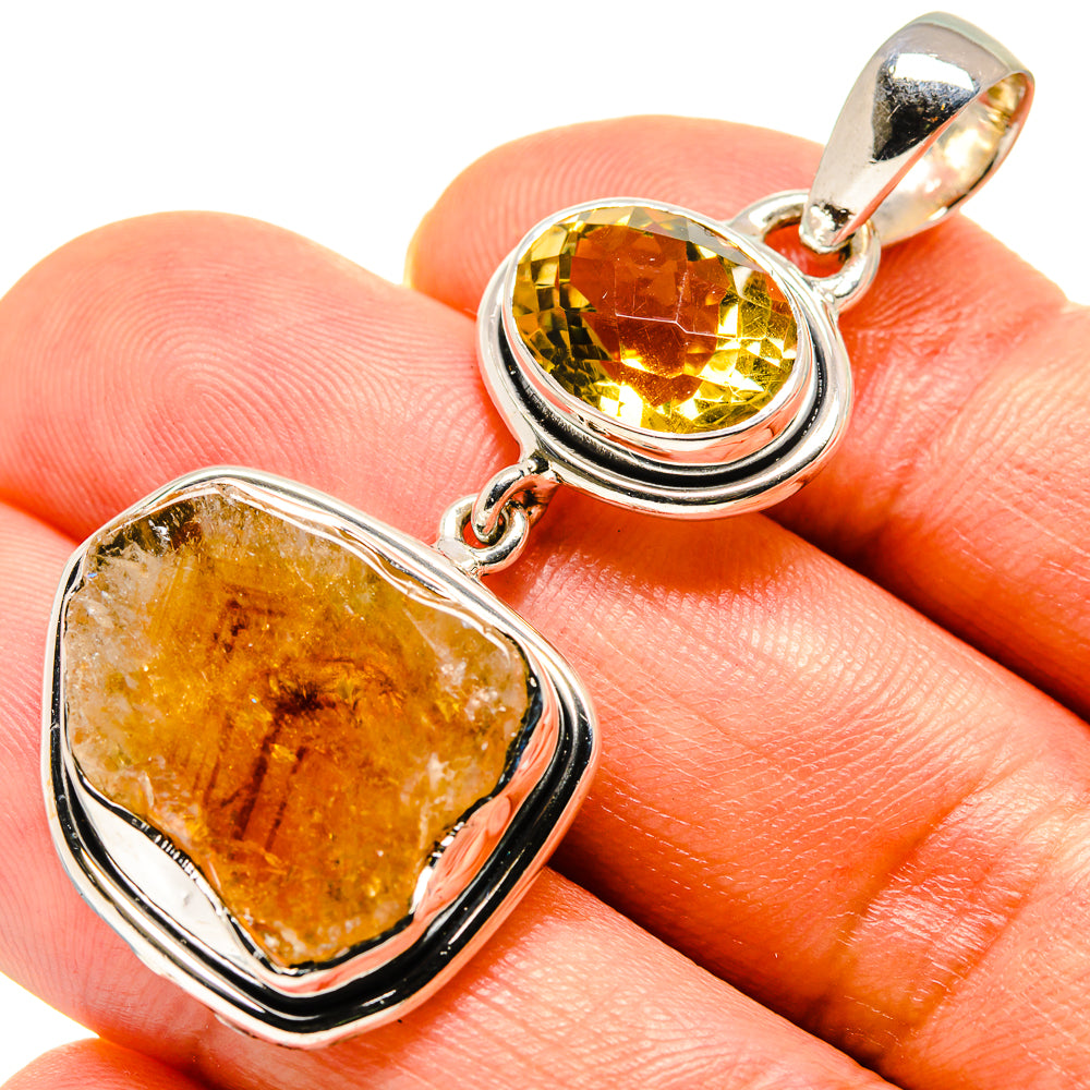 Citrine Pendants handcrafted by Anasilvercos - PD756534