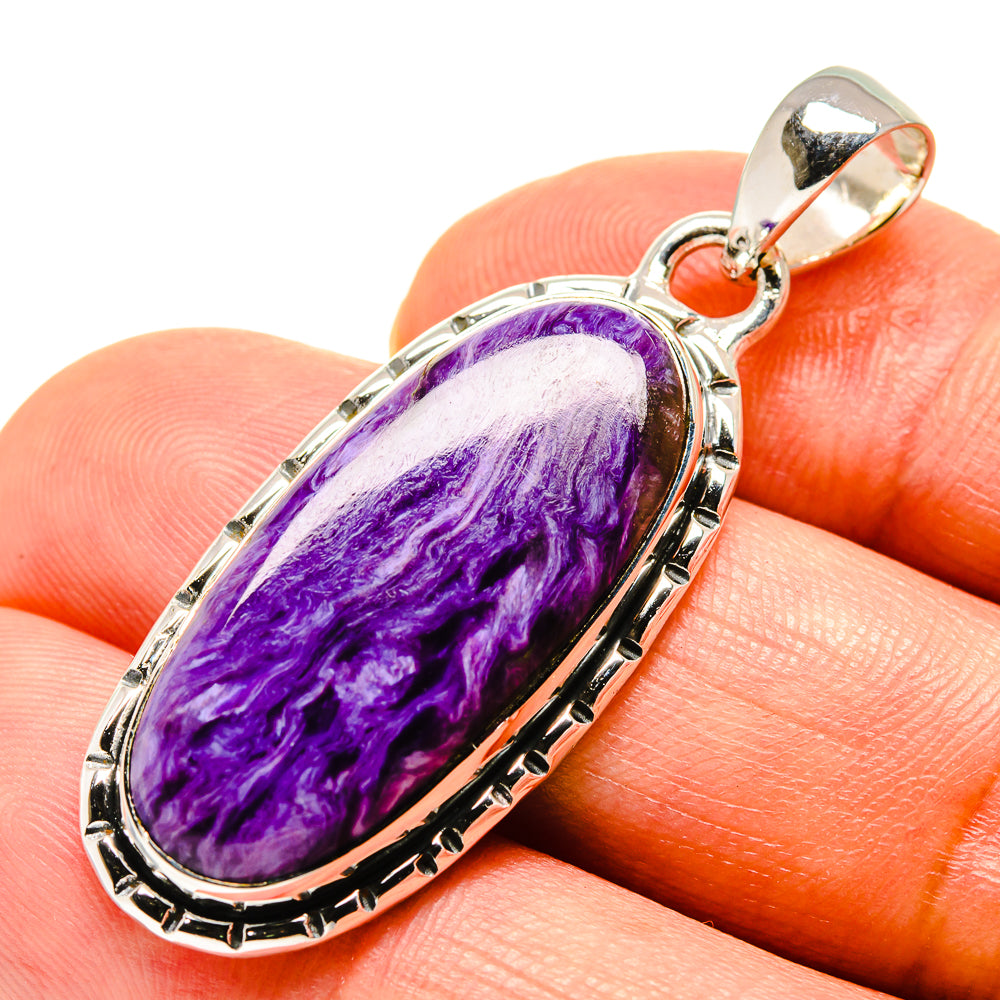 Charoite Pendants handcrafted by Anasilvercos - PD756547
