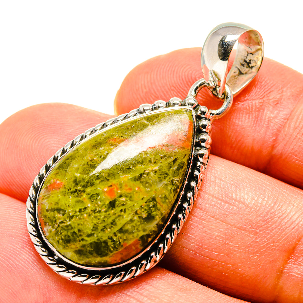 Unakite Pendants handcrafted by Anasilvercos - PD756548