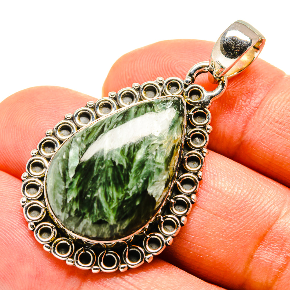 Seraphinite Pendants handcrafted by Anasilvercos - PD756552