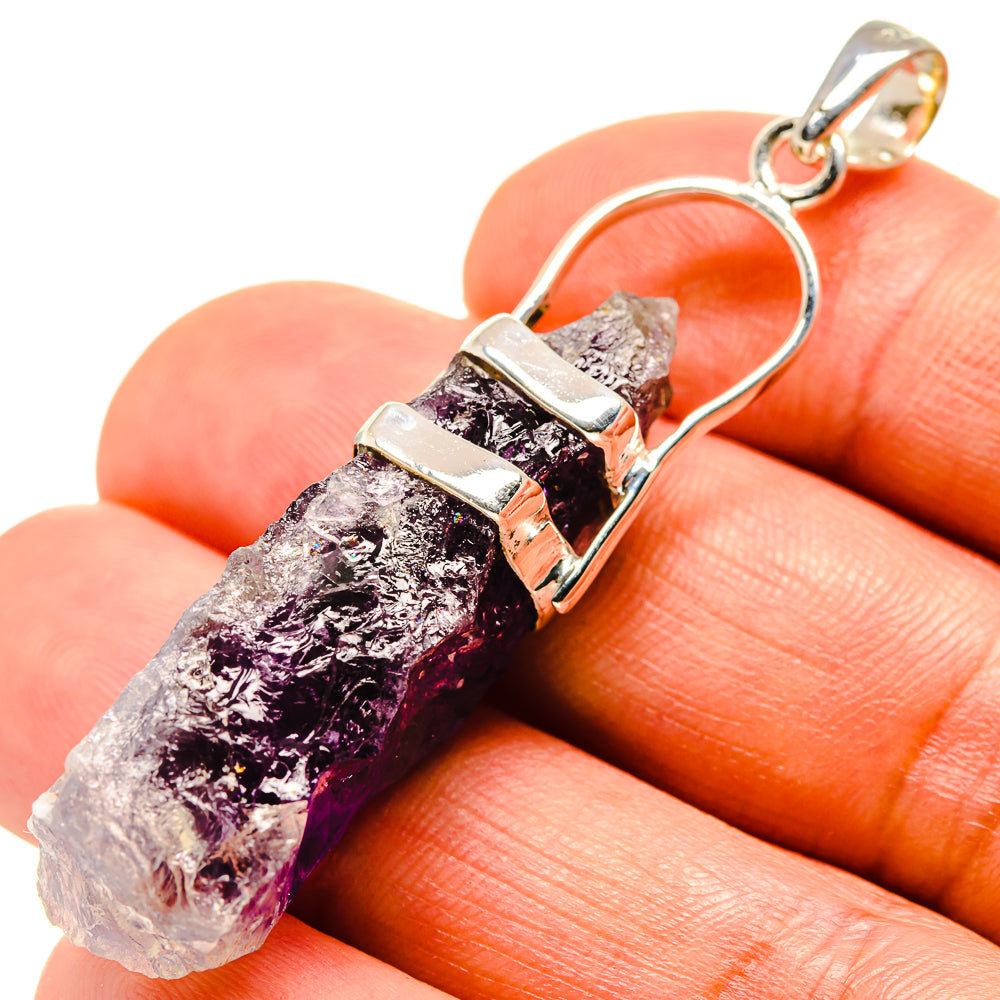 Amethyst Crystal Pendants handcrafted by Anasilvercos - PD756569