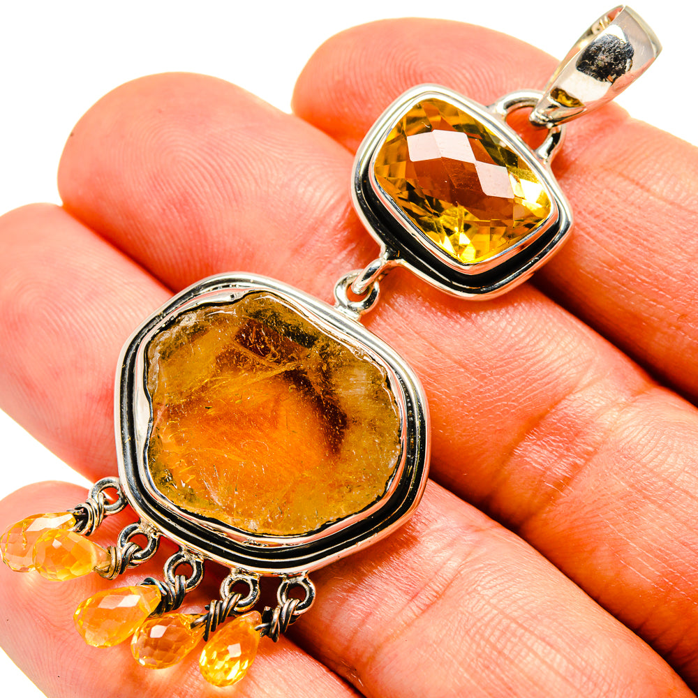Citrine Pendants handcrafted by Anasilvercos - PD756571