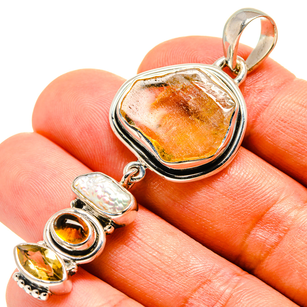 Citrine Pendants handcrafted by Anasilvercos - PD756574