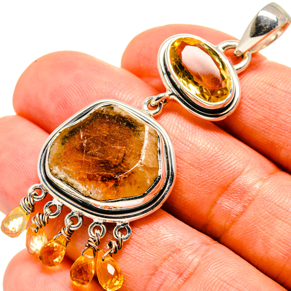 Citrine Pendants handcrafted by Anasilvercos - PD756575