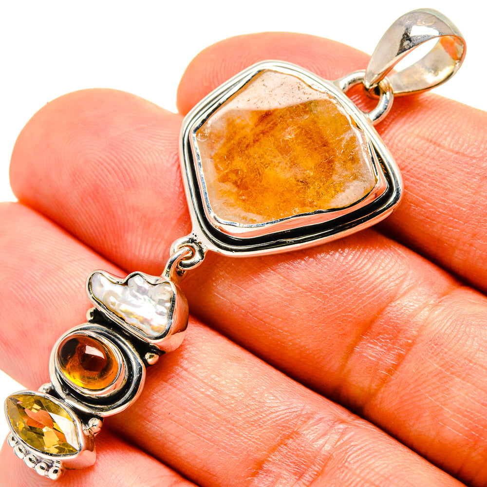 Citrine Pendants handcrafted by Anasilvercos - PD756578