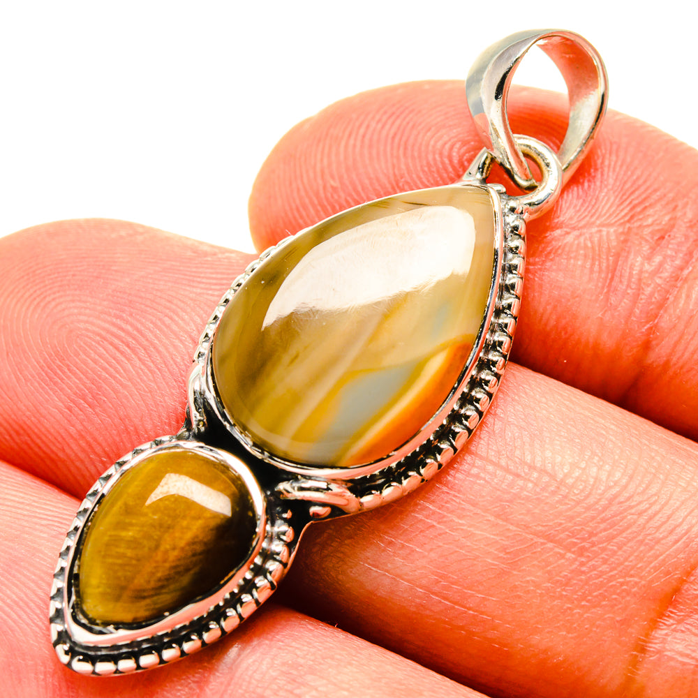 Willow Creek Jasper Pendants handcrafted by Anasilvercos - PD756586