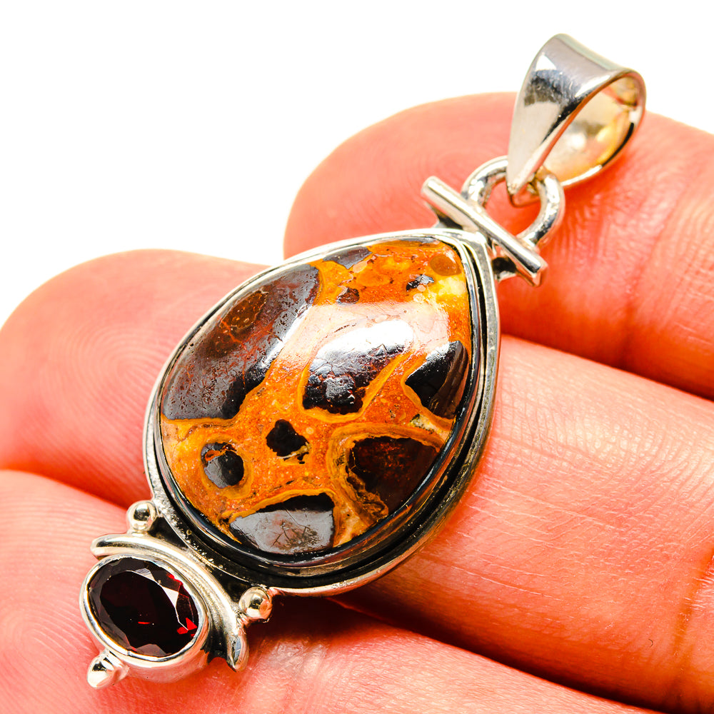 Bauxite Pendants handcrafted by Anasilvercos - PD756590