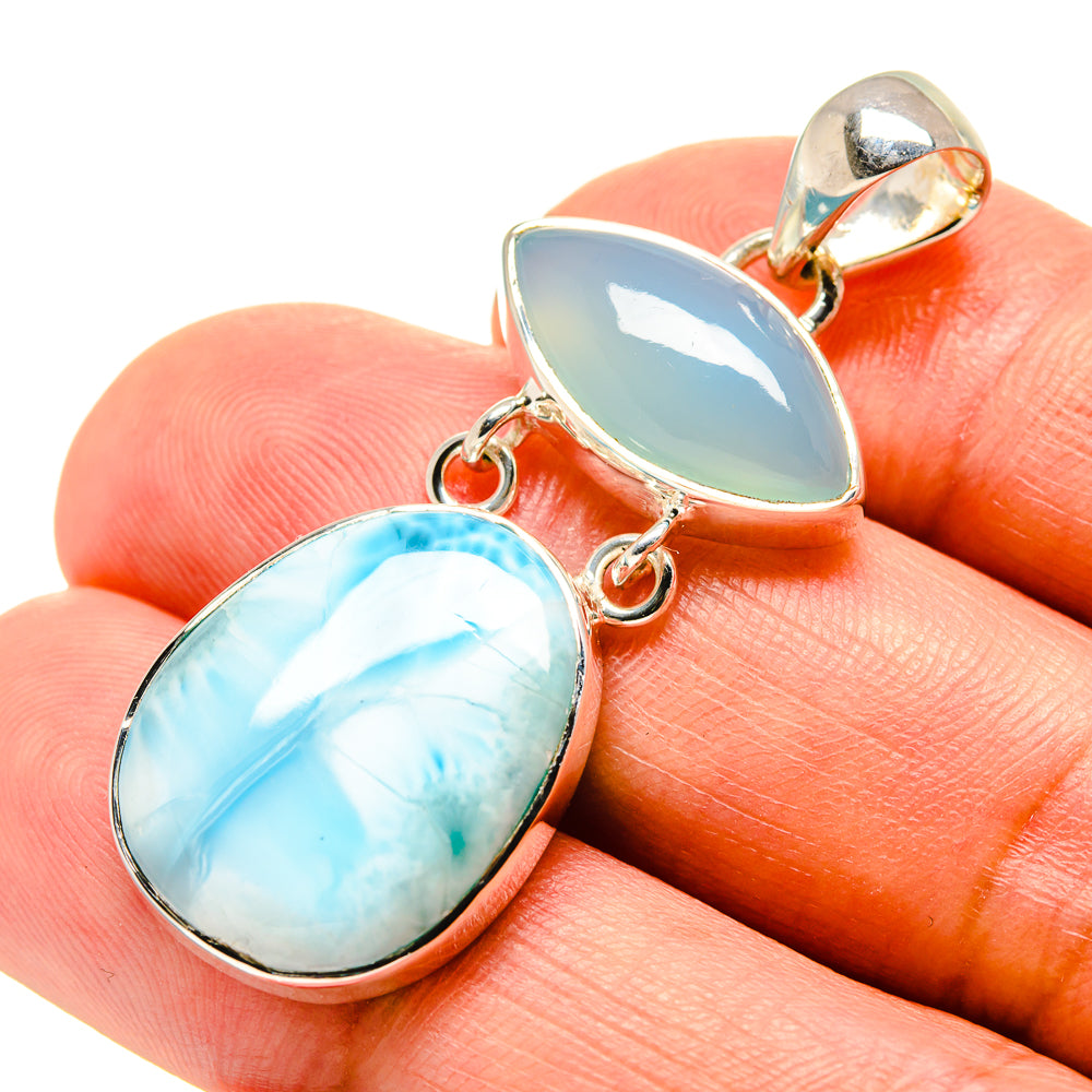 Larimar Pendants handcrafted by Anasilvercos - PD756594