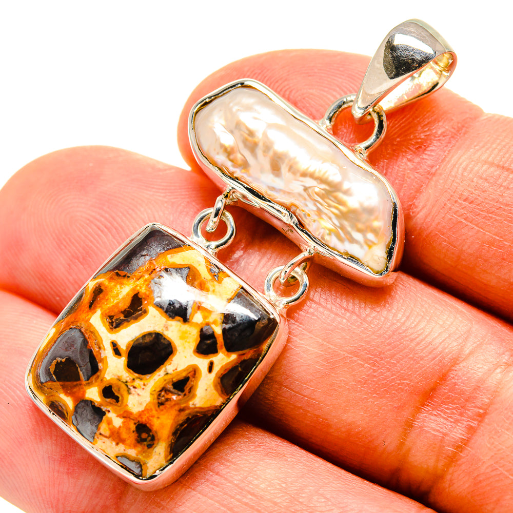 Bauxite Pendants handcrafted by Anasilvercos - PD756596