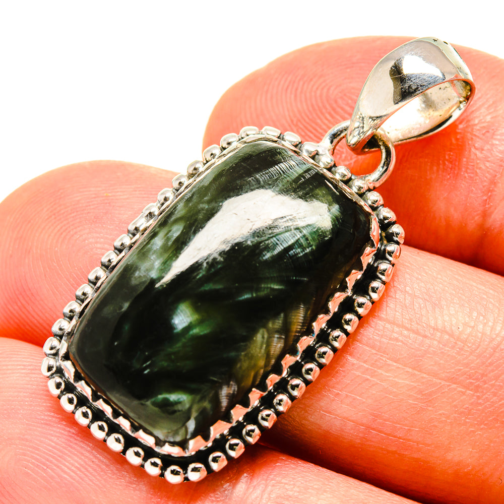 Seraphinite Pendants handcrafted by Anasilvercos - PD756606